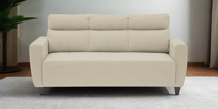 Honor Fabric 3 Seater Sofa In Maple Cream Colour - Febonic Living