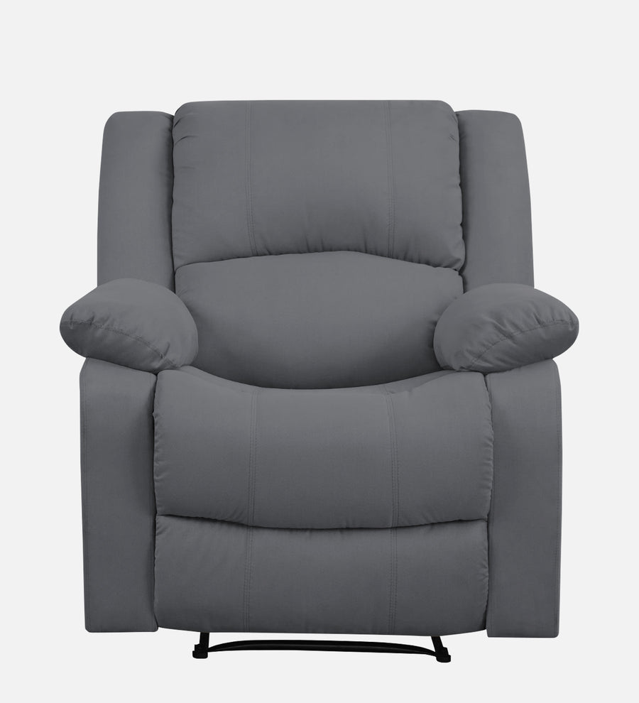 Lexi Fabric 1 Seater Motorized Recliner In Pubble Grey Colour - Febonic Living