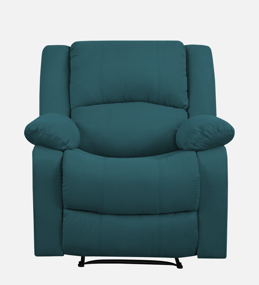 Lexi Fabric 1 Seater Motorized Recliner In Arabian Green Colour - Febonic Living