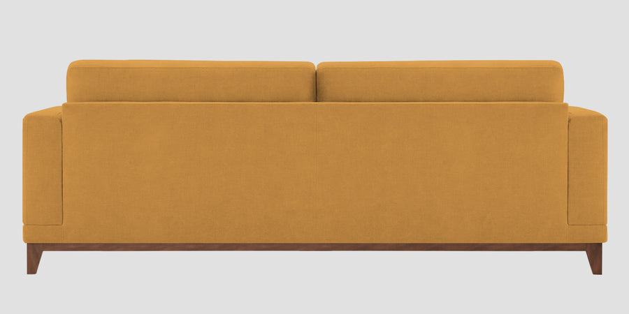 Esha Fabric 3 Seater Sofa In Corn Yellow Colour - Febonic Living