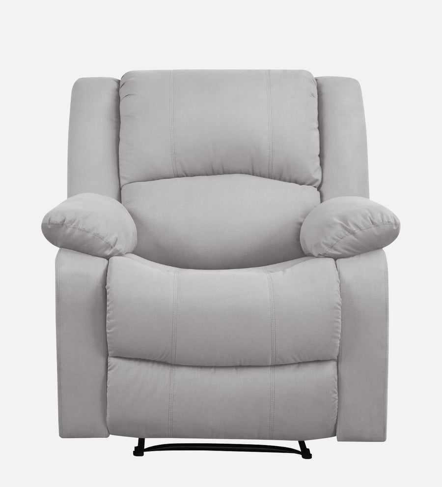 Lexi Fabric 1 Seater Motorized Recliner In Concrete Grey Colour - Febonic Living