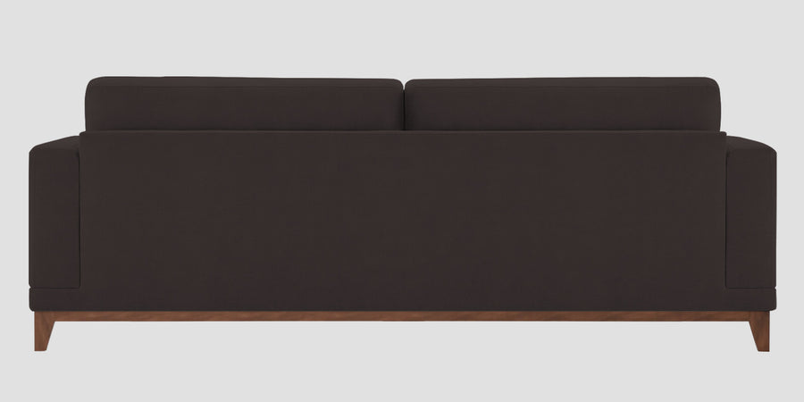 Esha Fabric 3 Seater Sofa In Pebble Brown Colour - Febonic Living