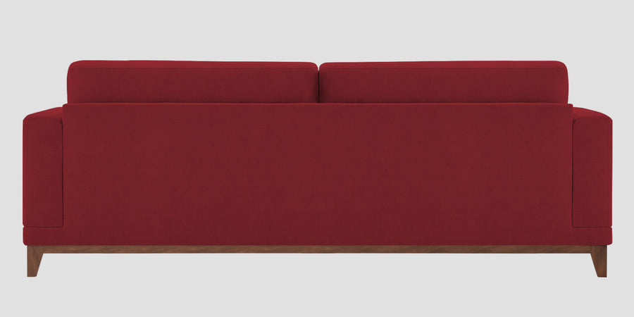Esha Fabric 3 Seater Sofa In Chilli Red Colour - Febonic Living