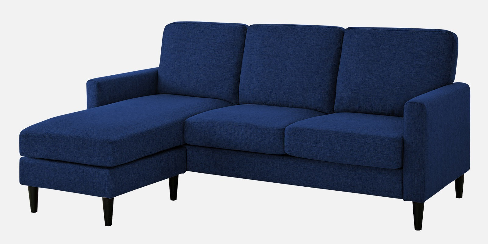 Romie Fabric RHS Sectional Sofa (2+Lounger) in Royal Blue Colour