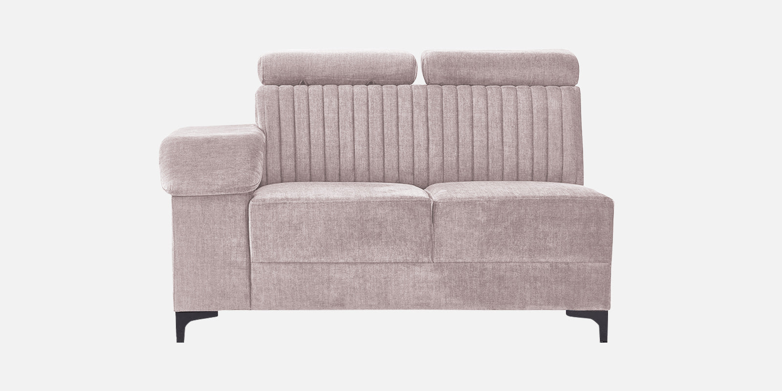 Draco Fabric Corner Sofa in Orchid Beige Colour