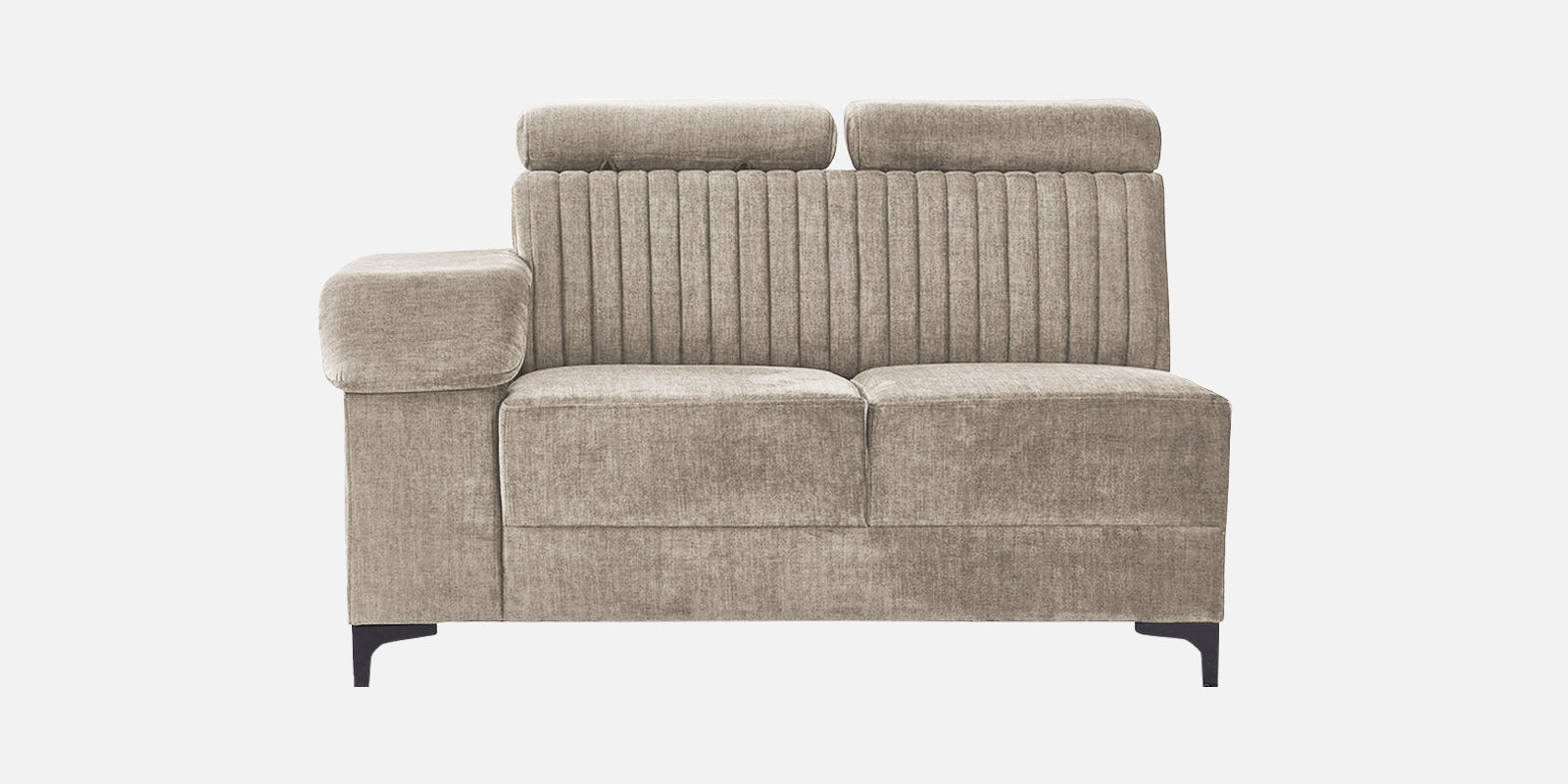 Draco Fabric Corner Sofa in Khaki Beige Colour