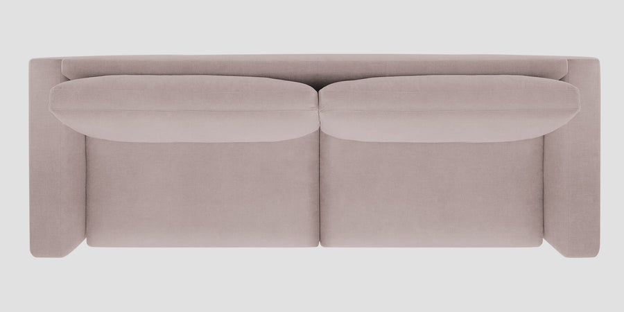 Esha Fabric 3 Seater Sofa In Almond Beige Colour - Febonic Living
