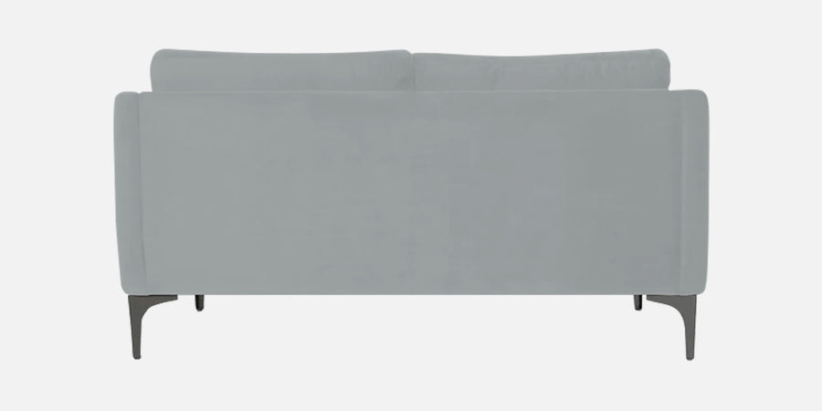 Haru Velvet 2 Seater Sofa In Pearl Grey Colour - Febonic Living