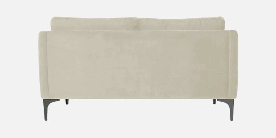 Haru Velvet 2 Seater Sofa In Warm White Colour - Febonic Living