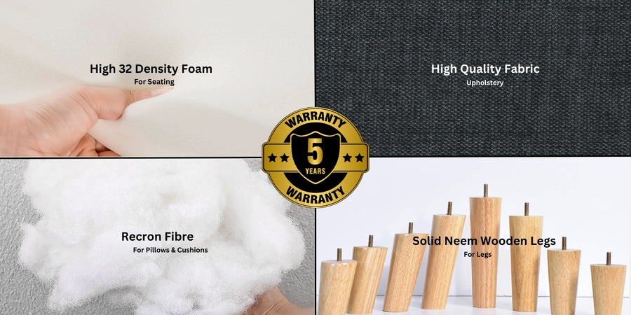 Kevin Fabric 2 Seater Sofa In Sea Green Colour - Febonic Living