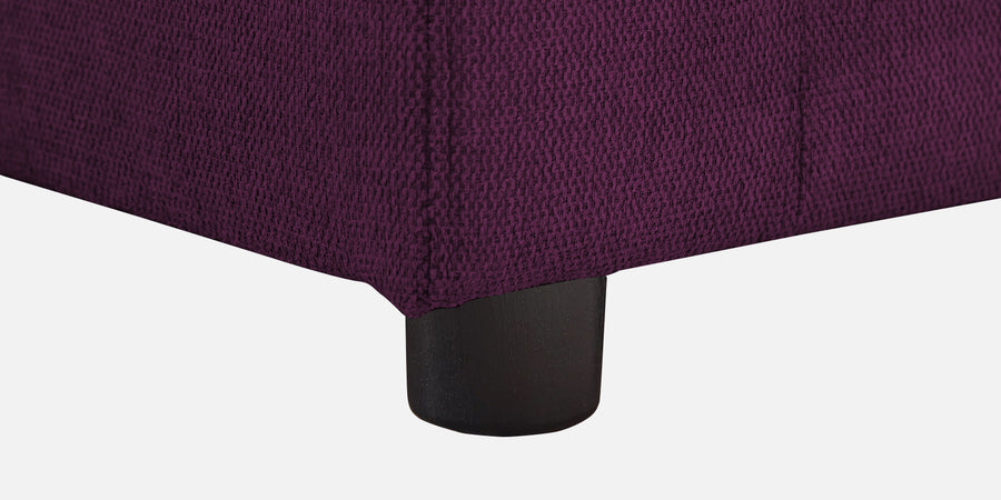Roman Fabric 3 Seater Foldable Sofa Cum Bed In Greek Purple Colour With Usb Port - Febonic Living