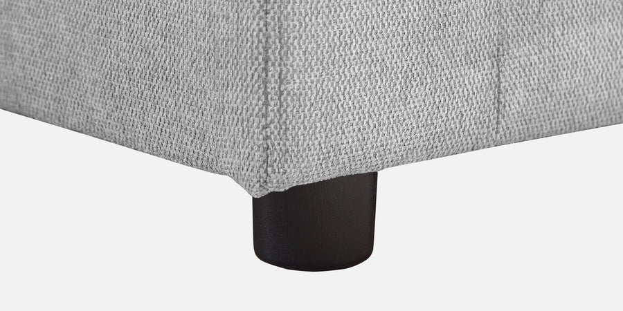 Roman Fabric 3 Seater Foldable Sofa Cum Bed In Lit Grey Colour With Usb Port - Febonic Living