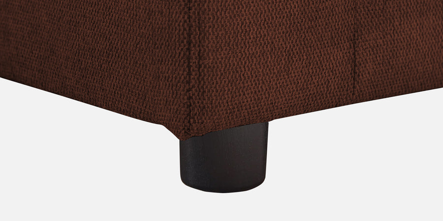 Roman Fabric 3 Seater Foldable Sofa Cum Bed In Coffee Brown Colour With Usb Port - Febonic Living