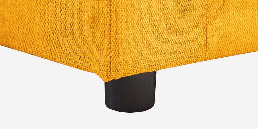 Roman Fabric 3 Seater Foldable Sofa Cum Bed In Bold Yellow Colour With Usb Port - Febonic Living