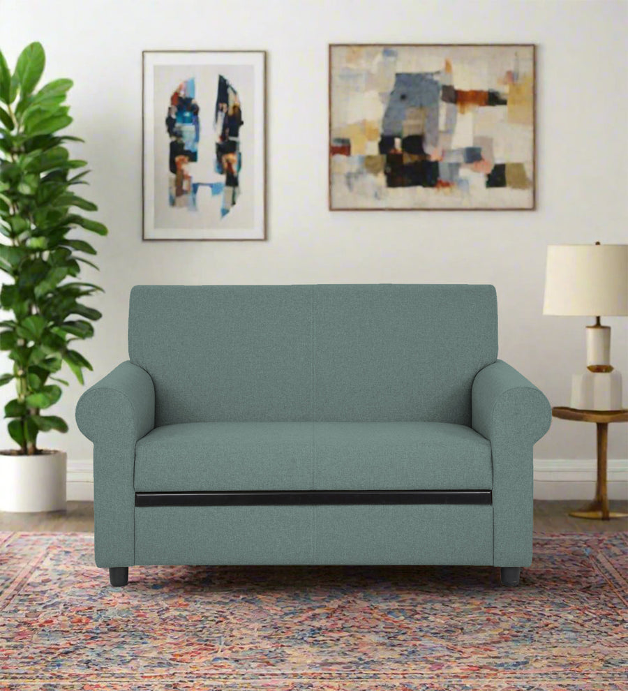 Ribby  2 Seater Fabric Sofa - Suka Blue by Febonic Living