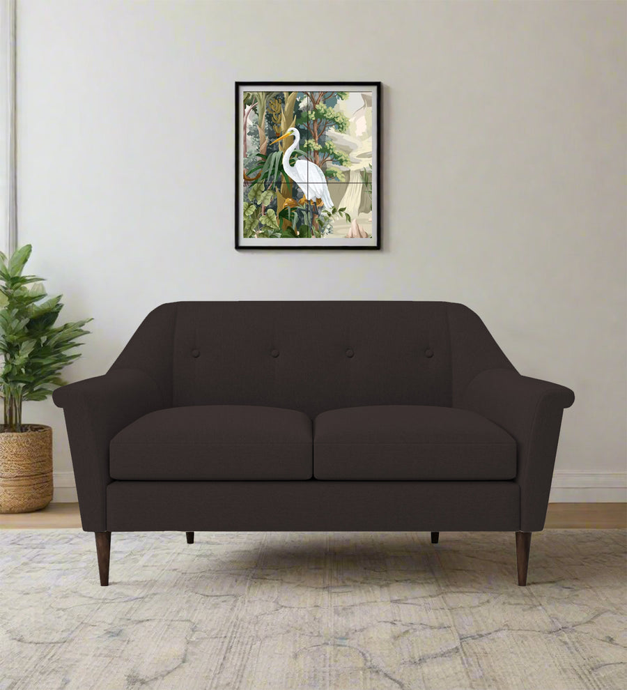 Homer  2 Seater Fabric Sofa - Pebble Brown by Febonic Living