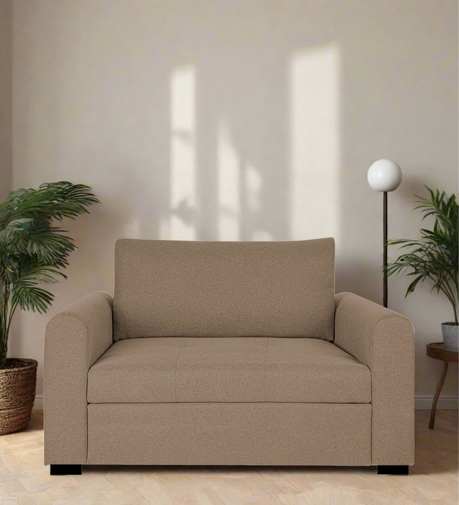 Sigma  1 Seater Fabric Sofa - Cookie Beige by Febonic Living