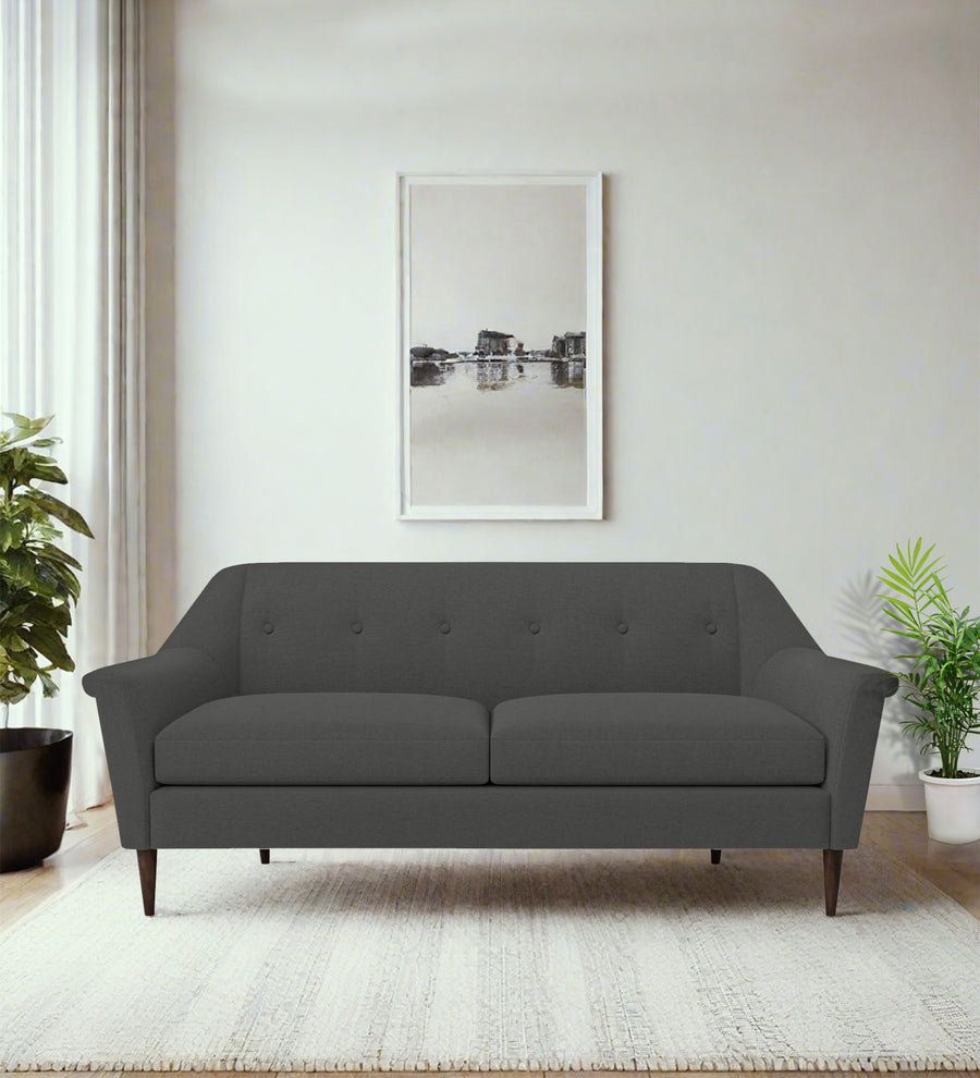 Homer 3 Seater Fabric Sofa - Stone Grey by Febonic Living