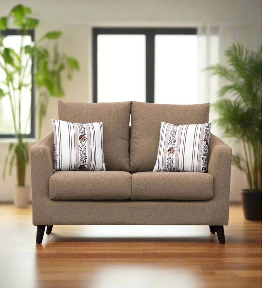 Kevin  2 Seater Fabric Sofa - Cosmic Beige by Febonic Living