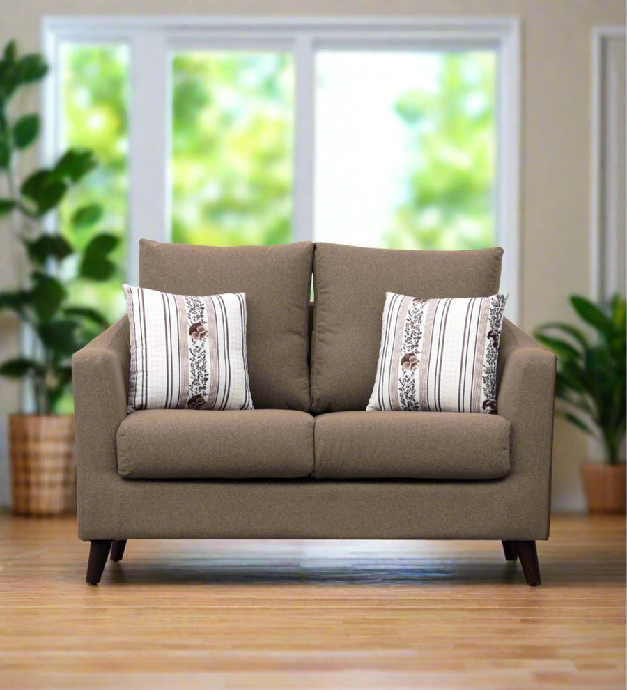 Kevin  2 Seater Fabric Sofa - Cookie Beige by Febonic Living