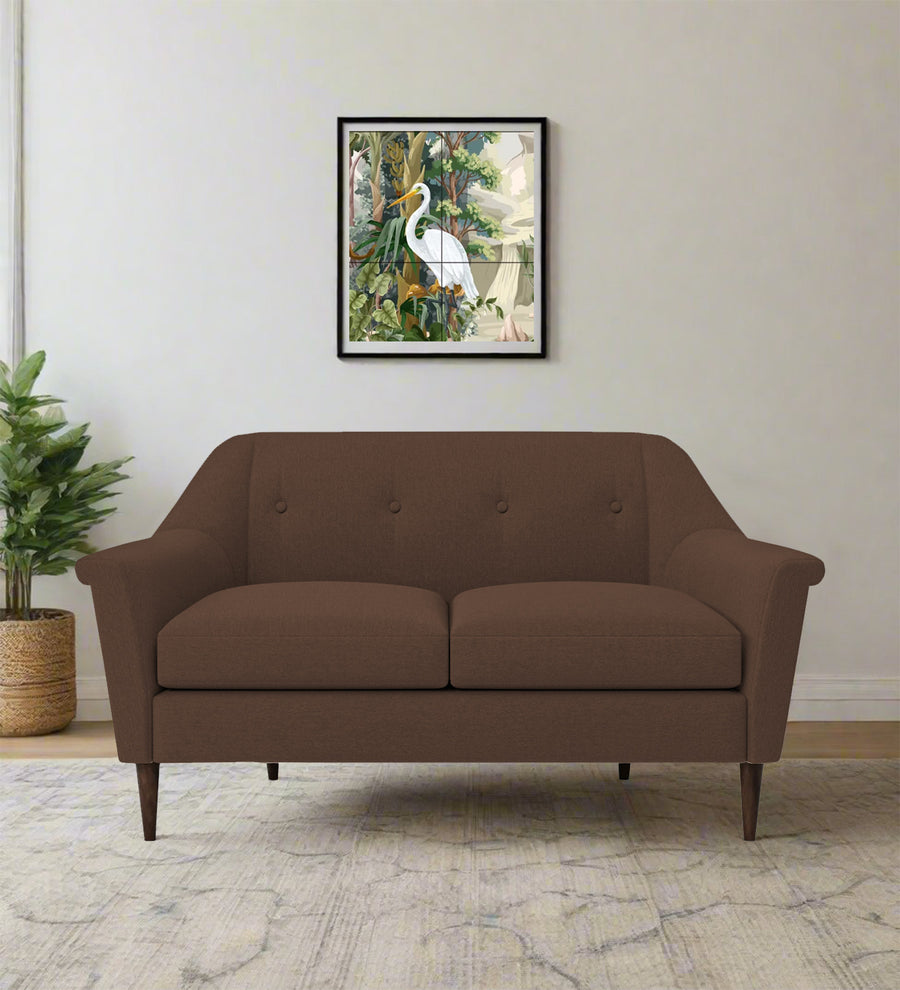 Homer  2 Seater Fabric Sofa - Ash Brown by Febonic Living