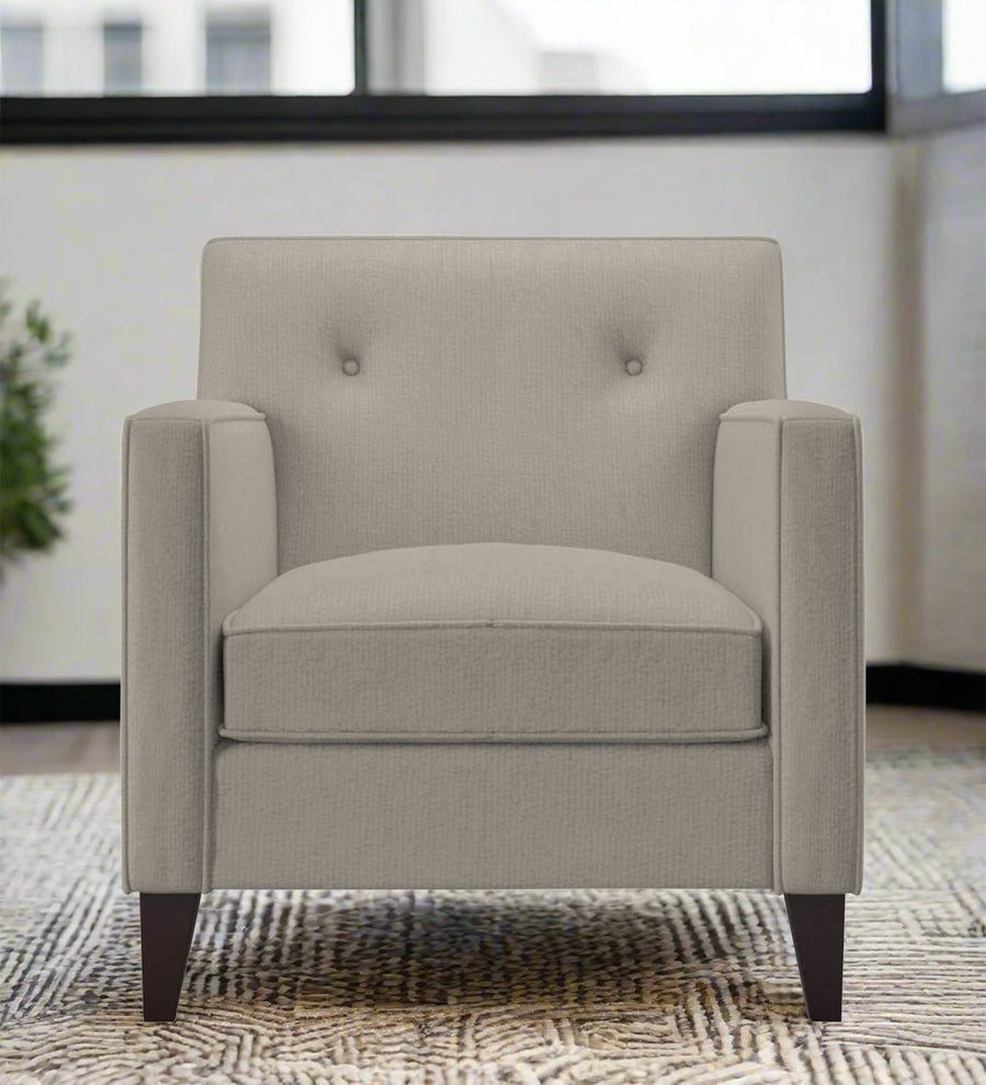 Miller  1 Seater Fabric Sofa - Ash Grey by Febonic Living