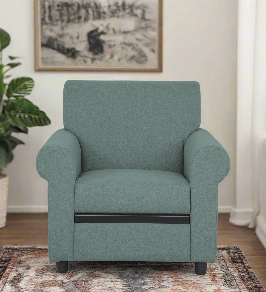 Ribby  1 Seater Fabric Sofa - Suka Blue by Febonic Living