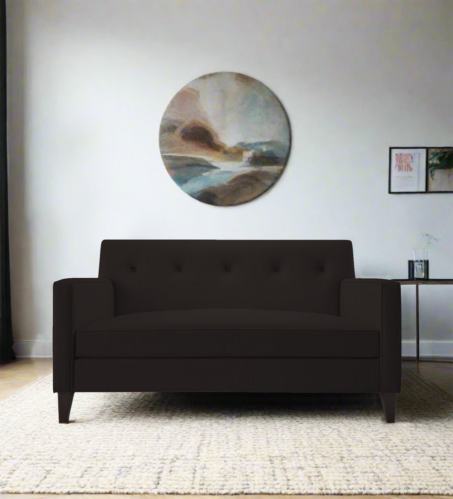 Miller  2 Seater Fabric Sofa - Cara Brown by Febonic Living