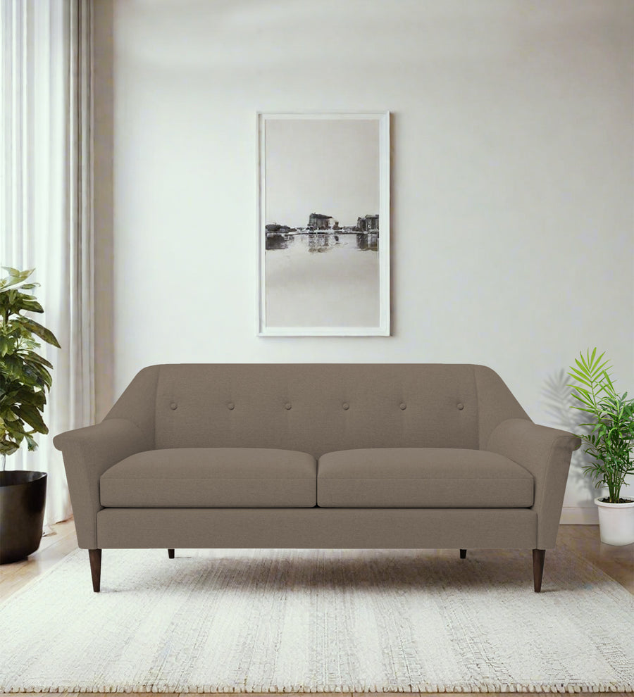 Homer 3 Seater Fabric Sofa - Hazel Beige by Febonic Living