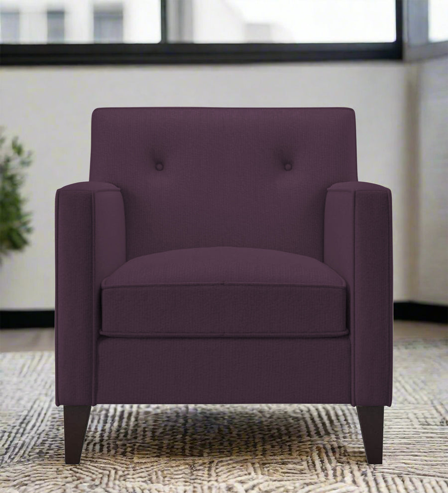 Miller  1 Seater Fabric Sofa - Greek Purple by Febonic Living