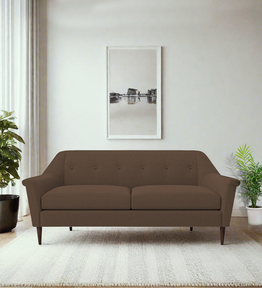 Homer 3 Seater Fabric Sofa - Rosy Brown by Febonic Living