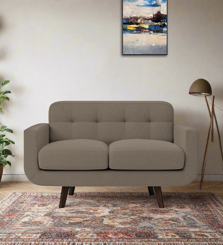 Marsela  2 Seater Fabric Sofa - Hazel Beige by Febonic Living
