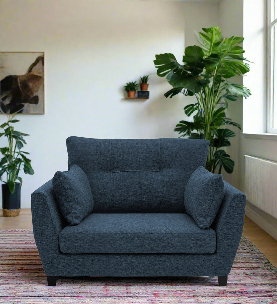 Mario  1 Seater Fabric Sofa - Light Blue by Febonic Living