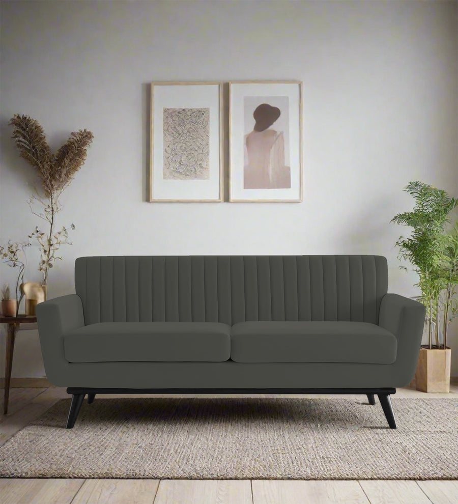 Tucker  2 Seater Velvet Sofa - Hory Grey by Febonic Living
