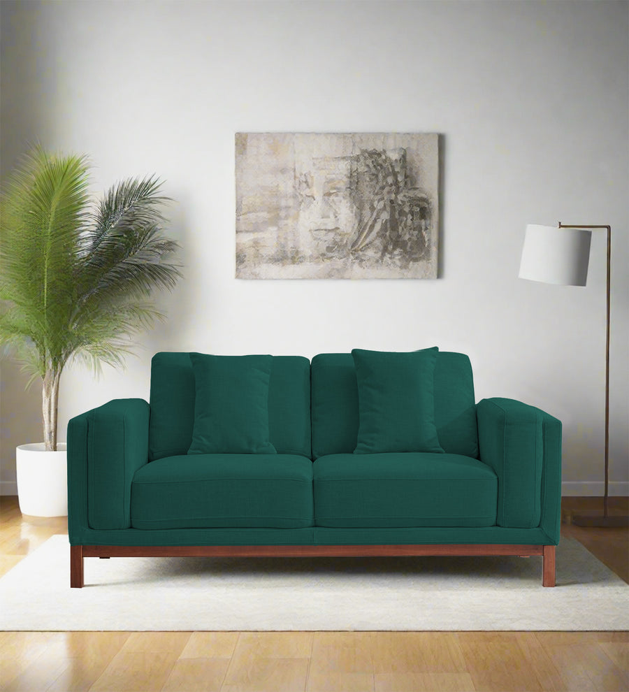Borry  2 Seater Fabric Sofa - Sage Green by Febonic Living