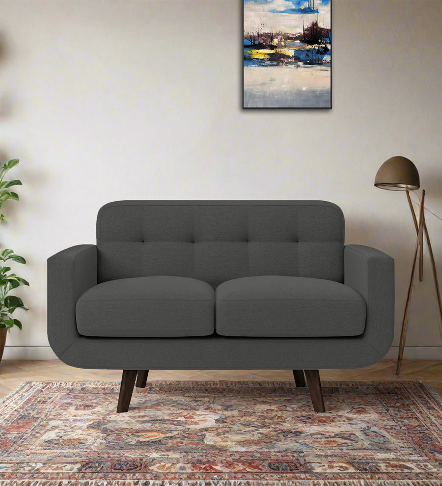 Marsela  2 Seater Fabric Sofa - Stone Grey by Febonic Living