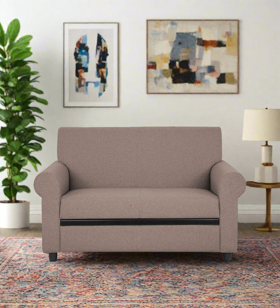 Ribby  2 Seater Fabric Sofa - Kadhi Beige by Febonic Living