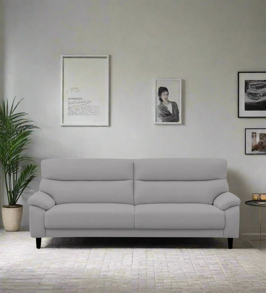 Zibby 3 Seater Fabric Sofa - Dim Grey by Febonic Living