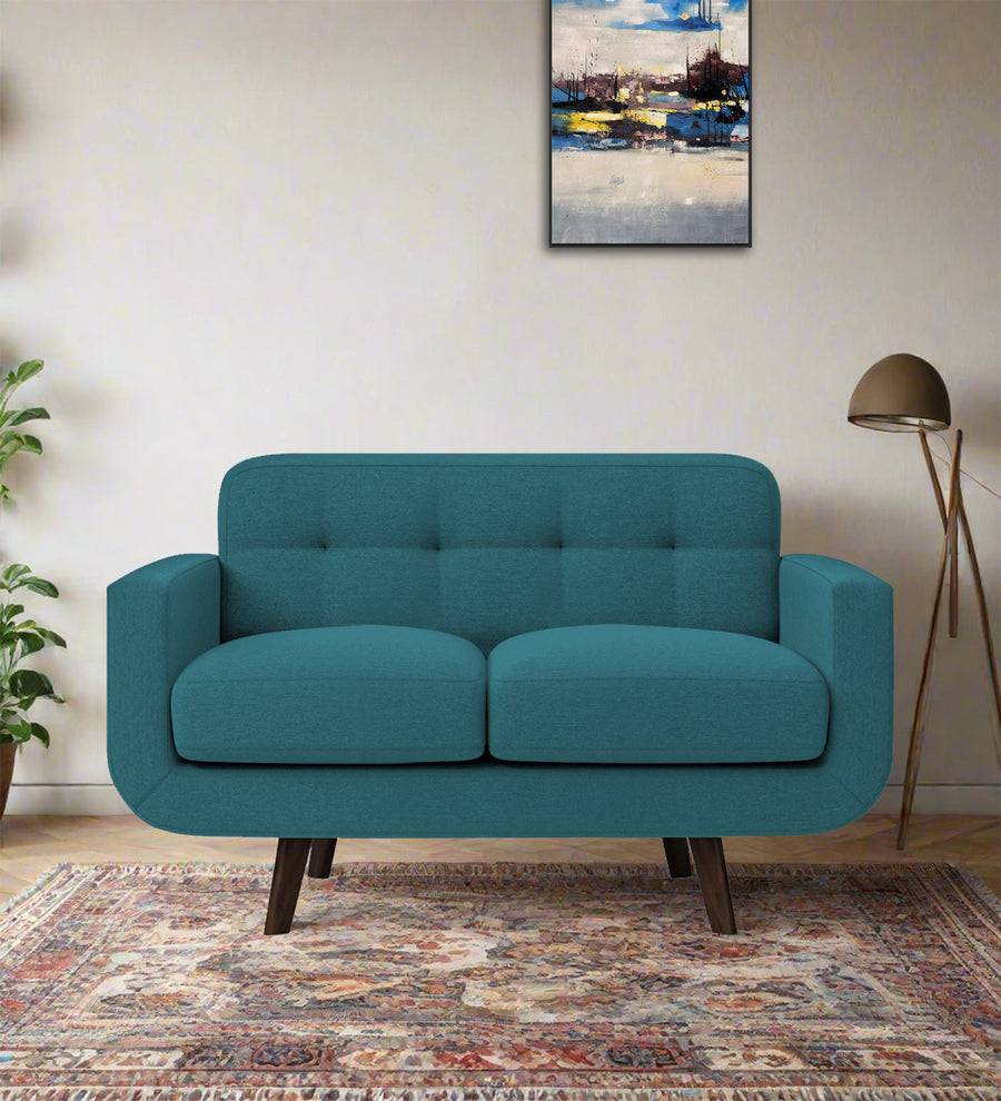 Marsela  2 Seater Fabric Sofa - Water Blue by Febonic Living