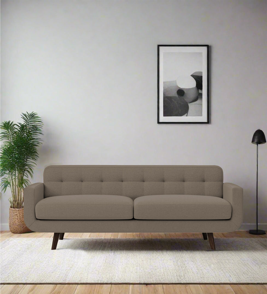 Marsela 3 Seater Fabric Sofa - Hazel Beige by Febonic Living