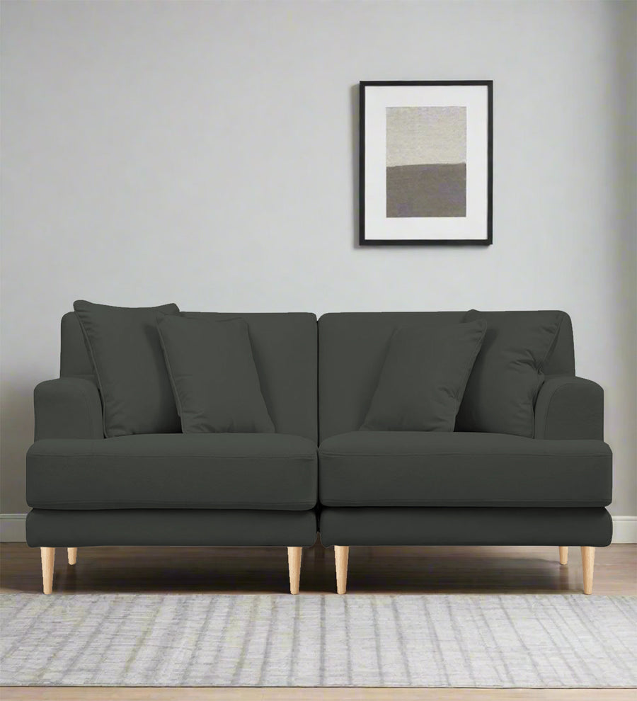 Woody  2 Seater Fabric Sofa - I-Land Green by Febonic Living