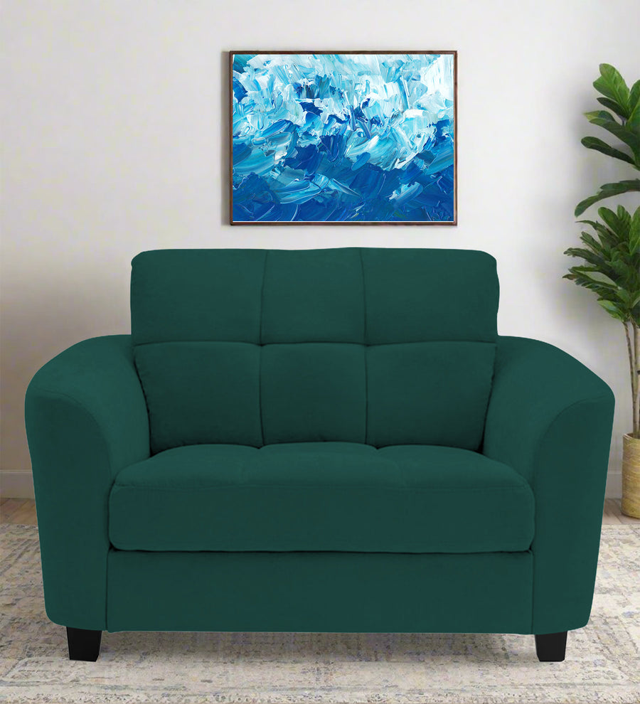 Mulan  1 Seater Fabric Sofa - Sage Green by Febonic Living