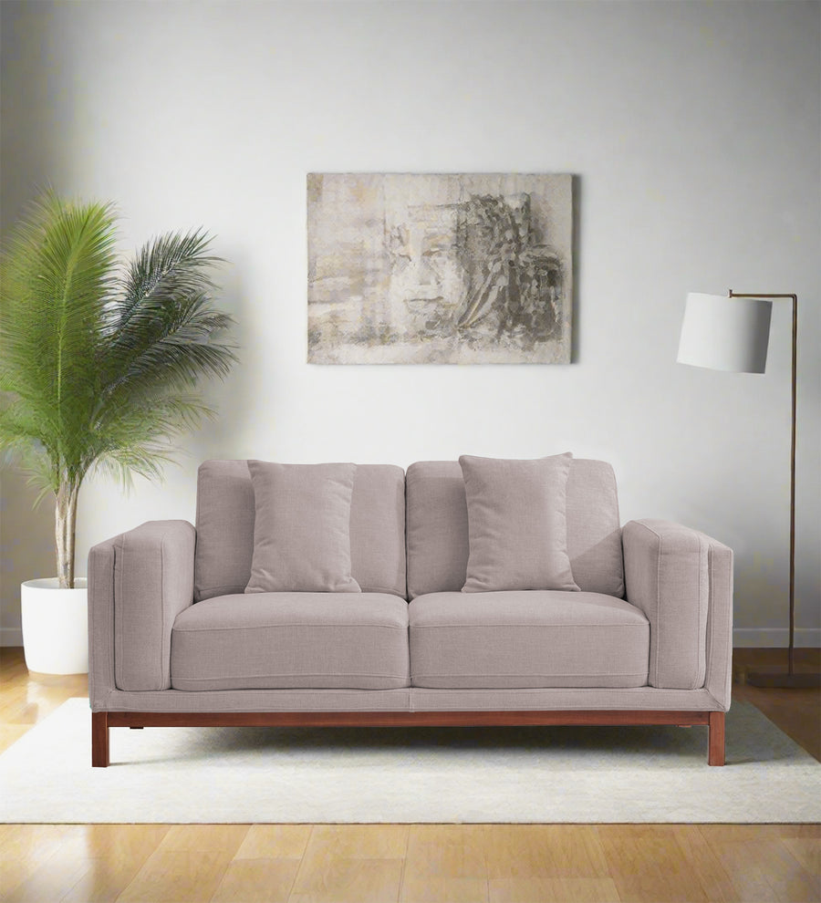 Borry  2 Seater Fabric Sofa - Almond Beige by Febonic Living