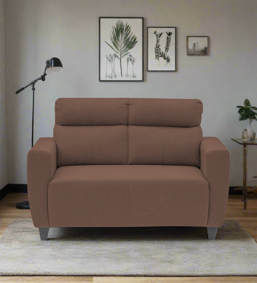 Honor  2 Seater Fabric Sofa - Latte Brown by Febonic Living