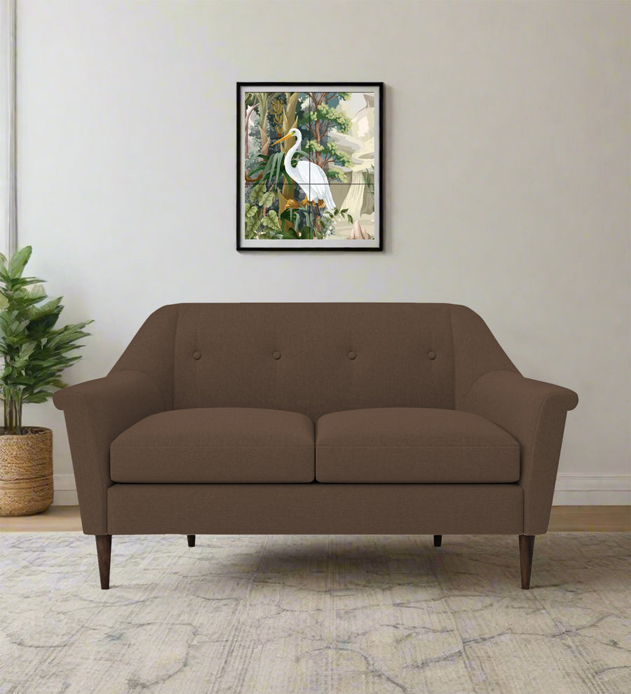 Homer  2 Seater Fabric Sofa - Rosy Brown by Febonic Living