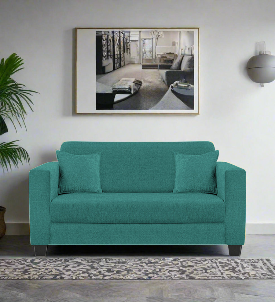 Nebula  2 Seater Fabric Sofa - Sea Green by Febonic Living
