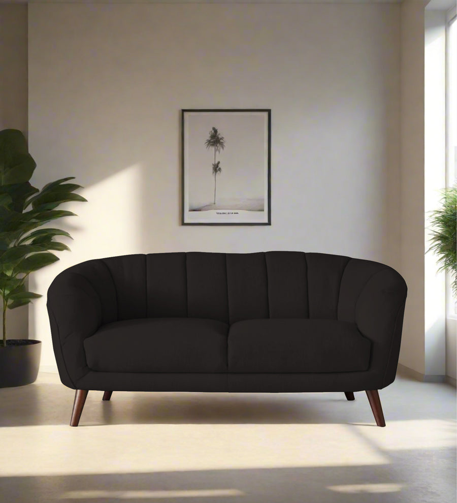 Benjamin  2 Seater Fabric Sofa - Cara Brown by Febonic Living