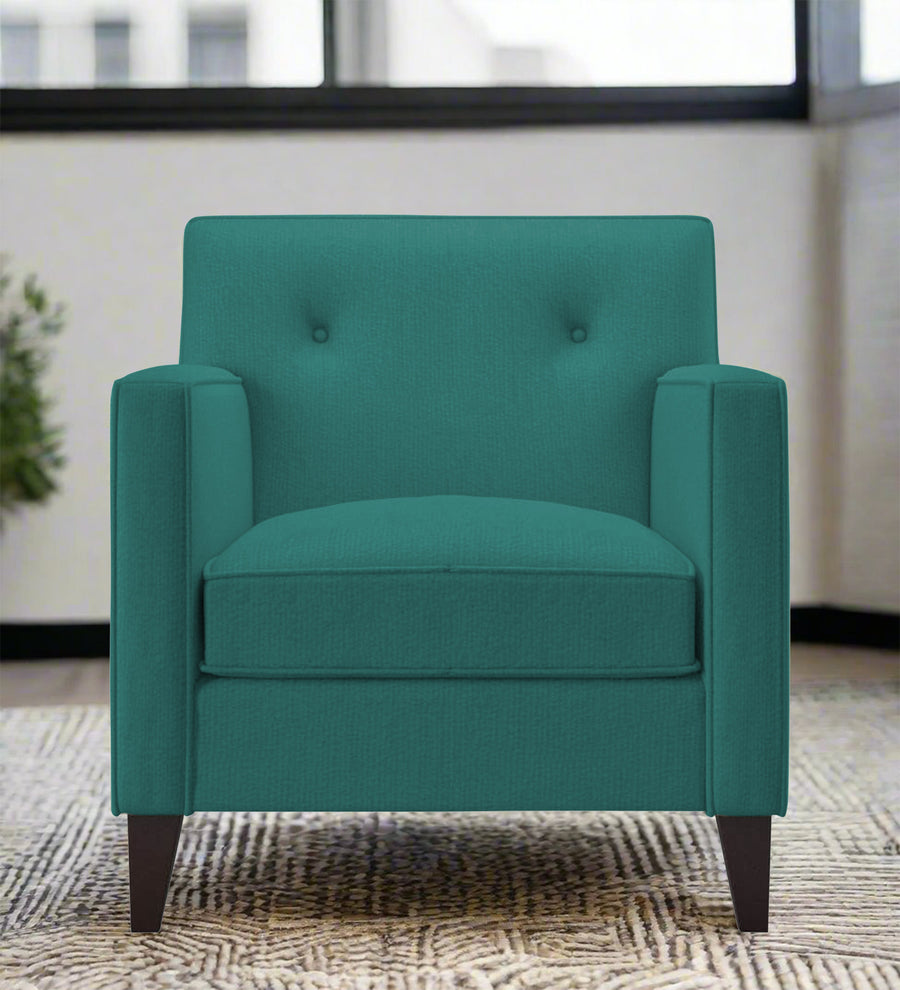 Miller  1 Seater Fabric Sofa - Sea Green by Febonic Living