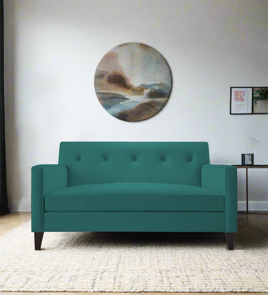 Miller  2 Seater Fabric Sofa - Sea Green by Febonic Living