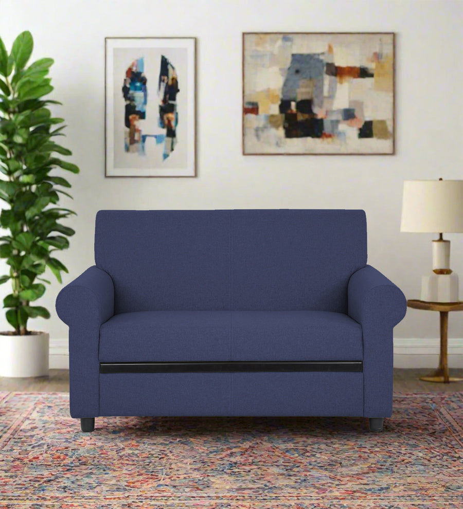 Ribby  2 Seater Fabric Sofa - Slate Blue by Febonic Living